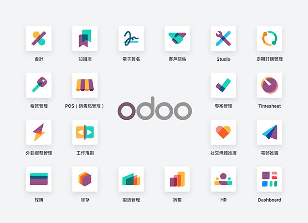 開源 ERP/CRM 系統 ── Odoo